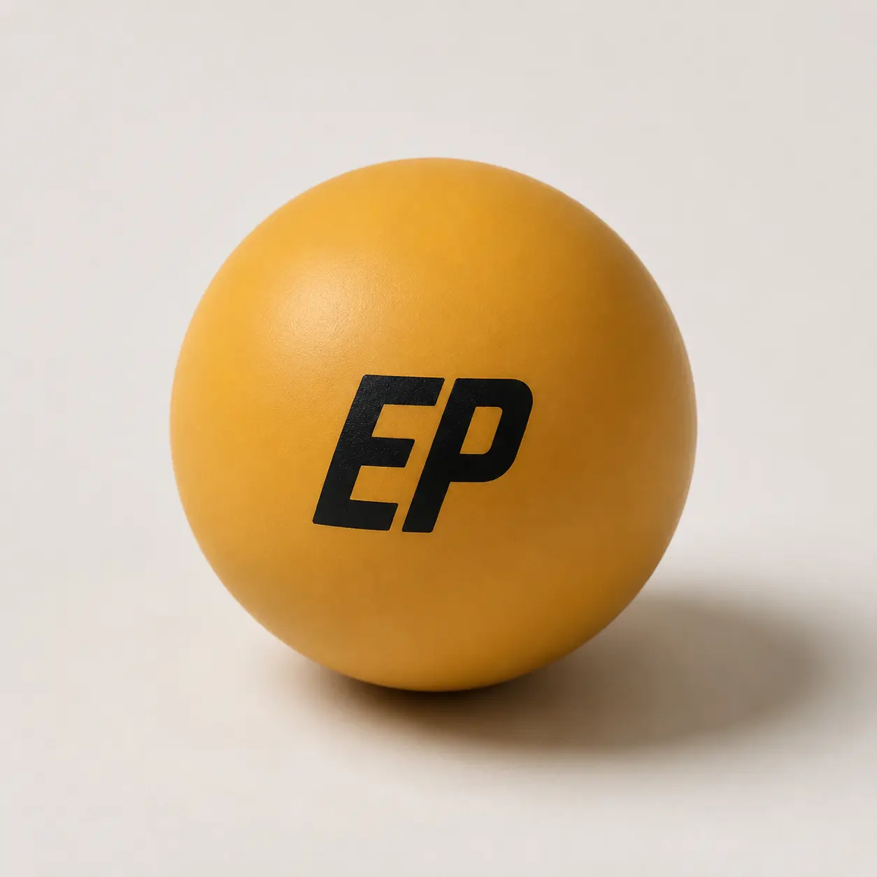 Gold EDGE stickhandling training ball with black EP mark